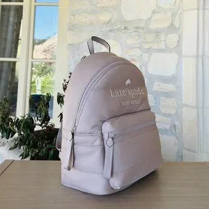 NEW Kate Spade Ella Large Backpack Beige kate spade | Bags | Kate Spade Ella Puffy Quilted Large  main image 2